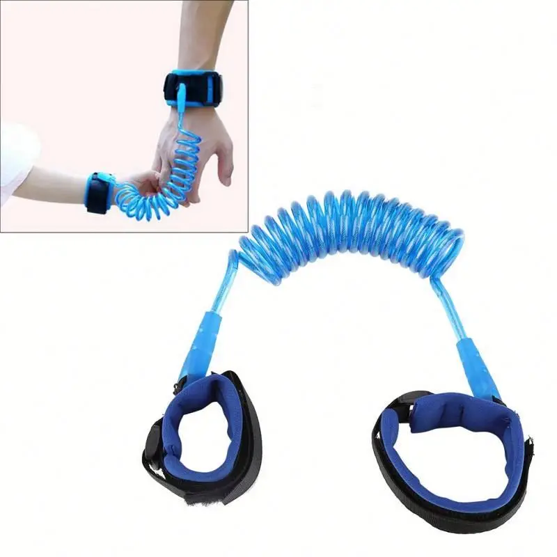 Adjustable Kids Safety Harness Child Wrist Leash Anti-lost Rope Children Belt Walking Assistant Baby Walker Wristband  N0114
