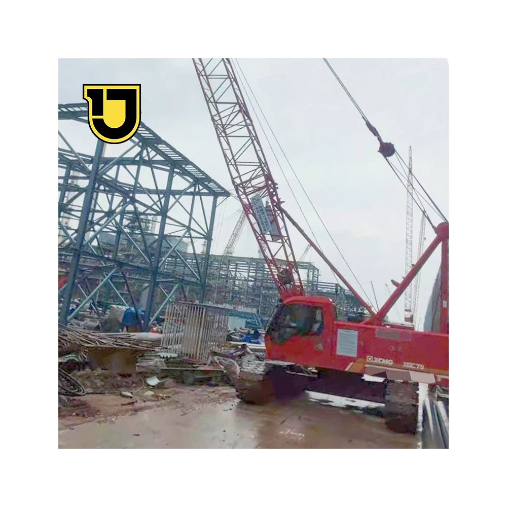 Подержанный гусеничный кран XGC75 75 тонн с подержанным гусеничным краном 75 тонн