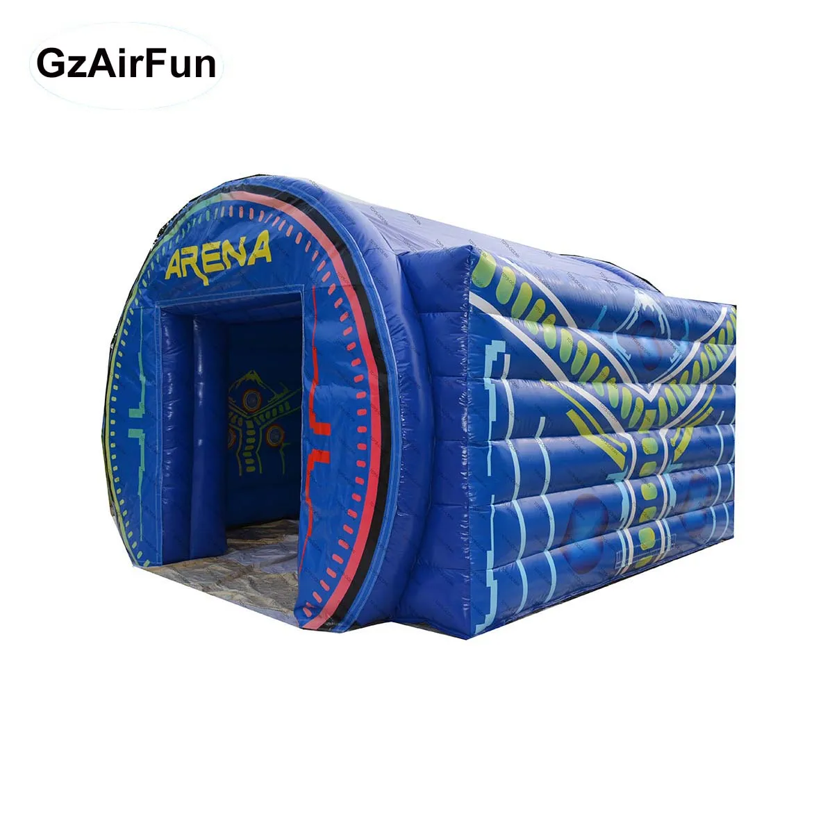 Commercial IPS Pat Light Inflatable Interactive Play System Game Arena warp speed arena