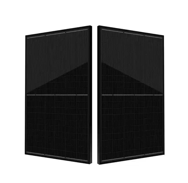 Tongwei Солнечная пластина цена 440 ватт полностью черный pv модул 10 солнечных панелей 2023
