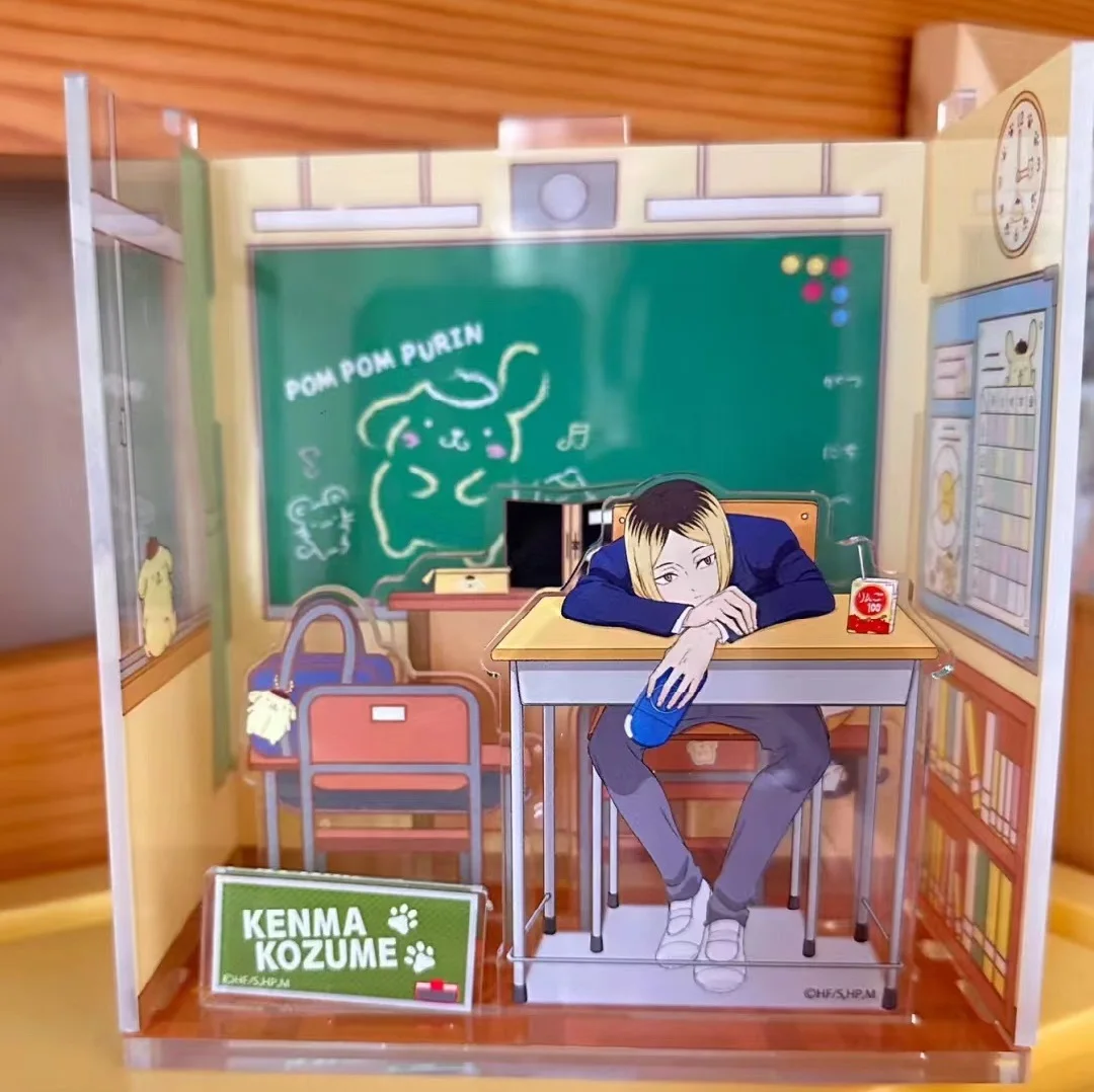 Customized Acrylic 3D Carton Display New Model Acrylic Anime Figure Standee For Desk Top Acrylic Anime Scene Display