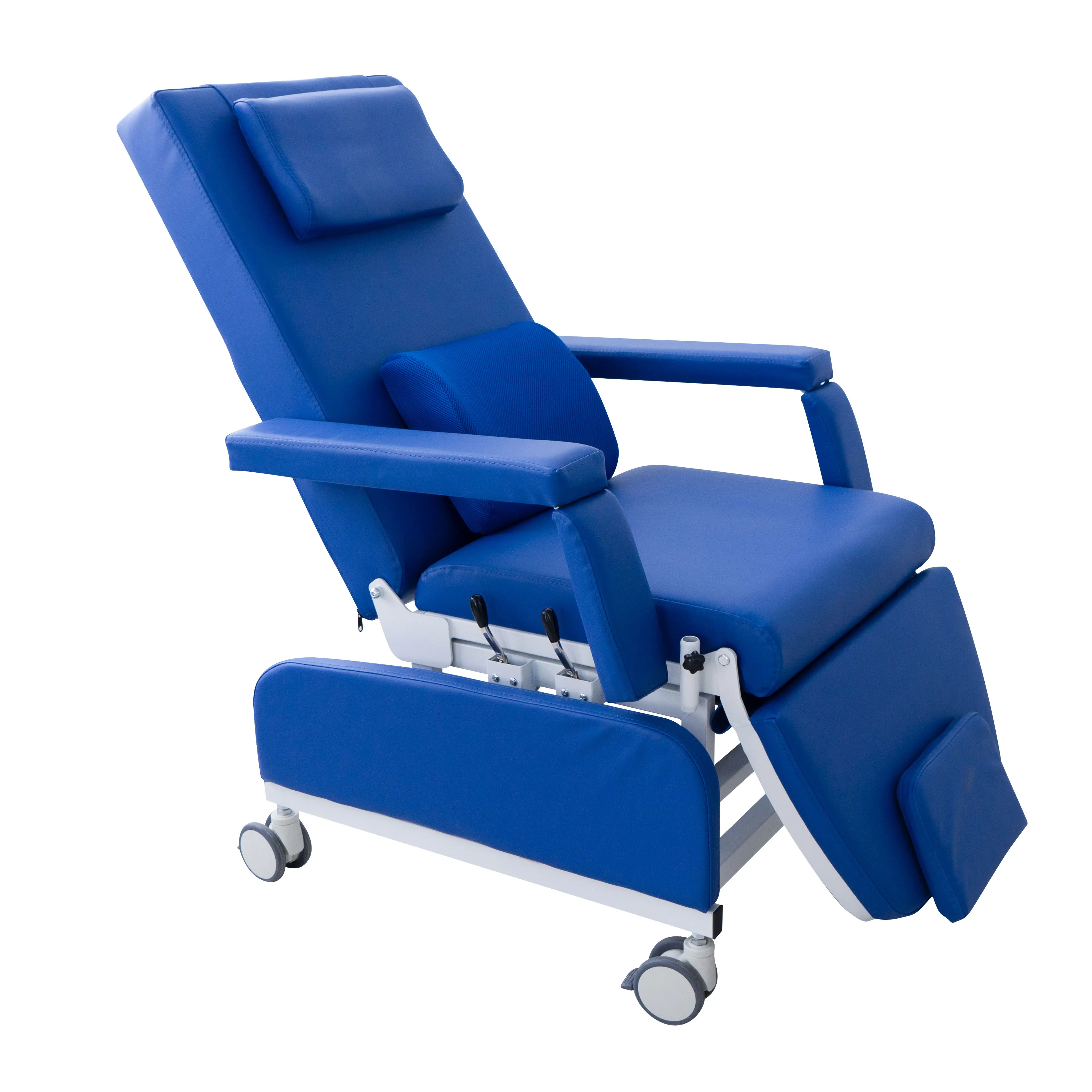Hot sale Medical reclining hospital blood donor donation adjustable phlebotomy chemotherapy equipment electric dialysis chair