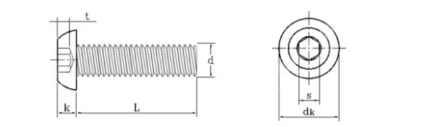Source Factory Carbon Steel Class Grade Black Oxide Pan Head Torx Machine Screw with Nylok Patch