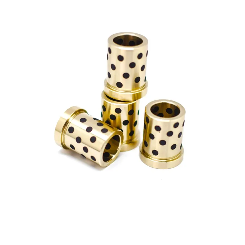 Self Lubricating Bronze Bushing Oilless Free Bushes Graphite bass bushing Graphite Bass Bushing  Oilless Wear Bushes