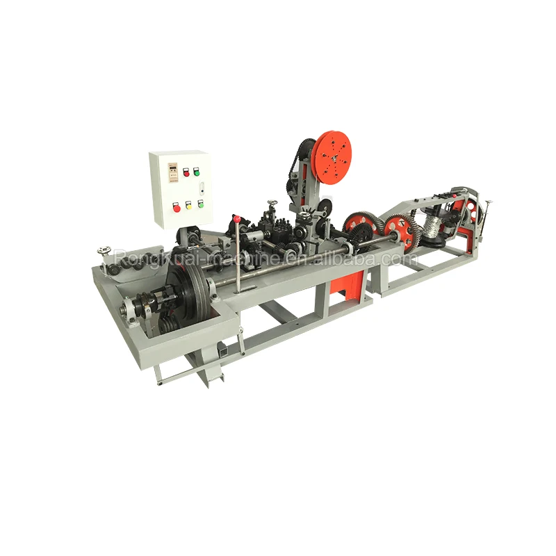 Hot sale full automatic electric galvanized wire mesh barbed making machine