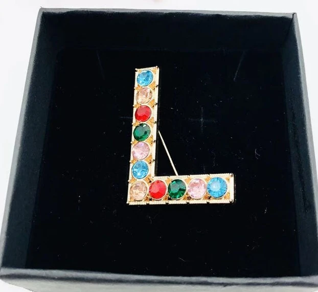 Hot Selling Fashion Luxury Famous Brand Designer Jewelry Gold Plated Double G CC Designer Brooch For Women