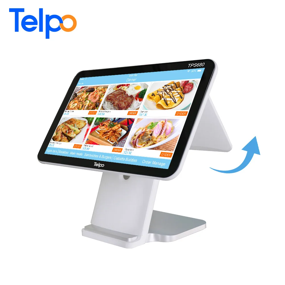 Telpo 15.6 inch Touch Screen POS machine All In One Cash Register for supermarket