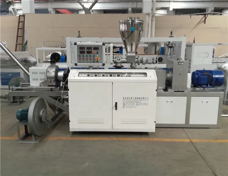 Twin screw PVC granulator extruder machine