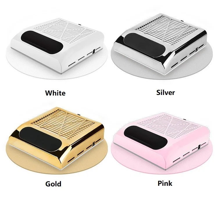 80W Nail Professional Salon High Power Table Strong Replace Filter Care Electric Equipment Machine Cleaner Nail Dust Collectors