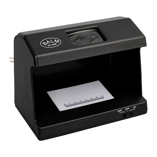 Desktop Magnifier UV Water Mark Money Detection Banknote Currency Detector