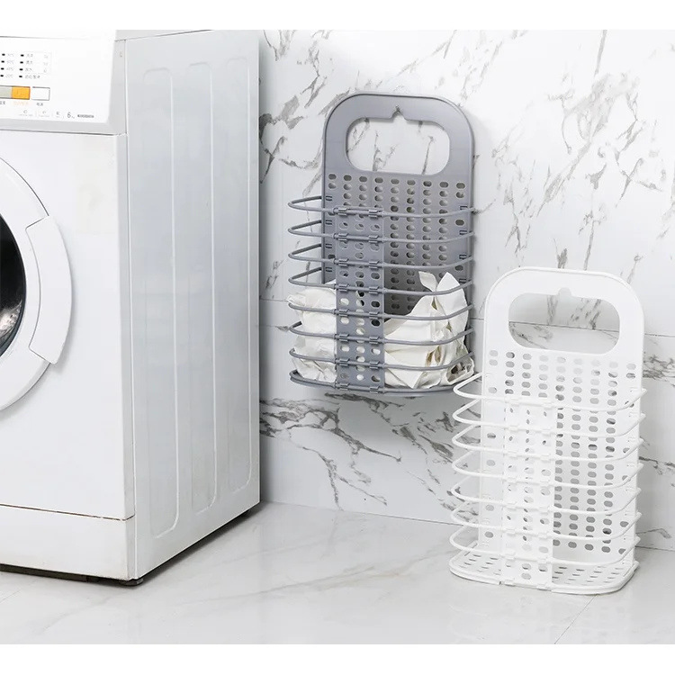 Dirty Clothing Washing Bathroom Plastic Laundry Hamper Plastic Laundry Basket for Bedrooms Dorm Rooms