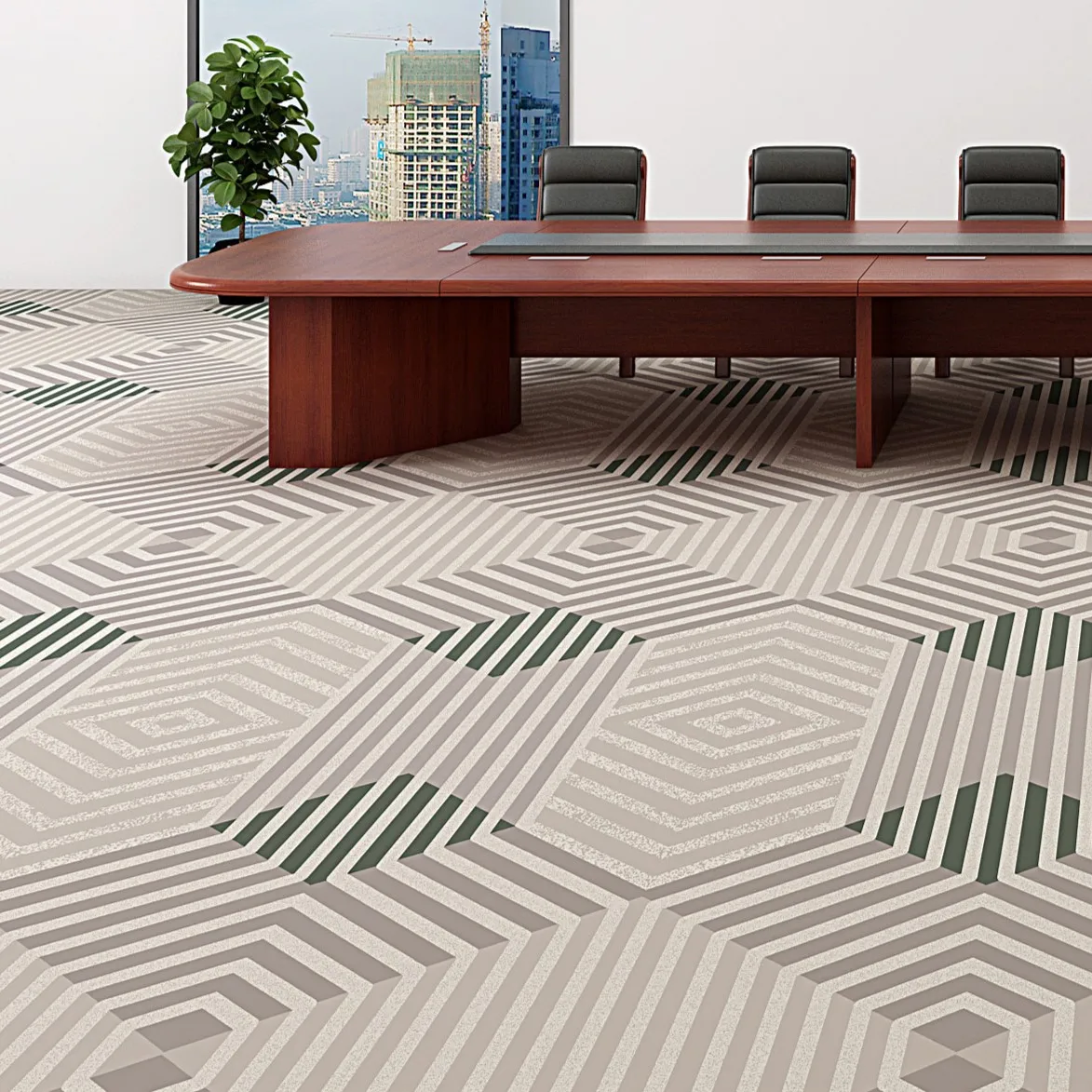 Factory direct polyester printed carpet can be customized full carpet hotel and office carpet