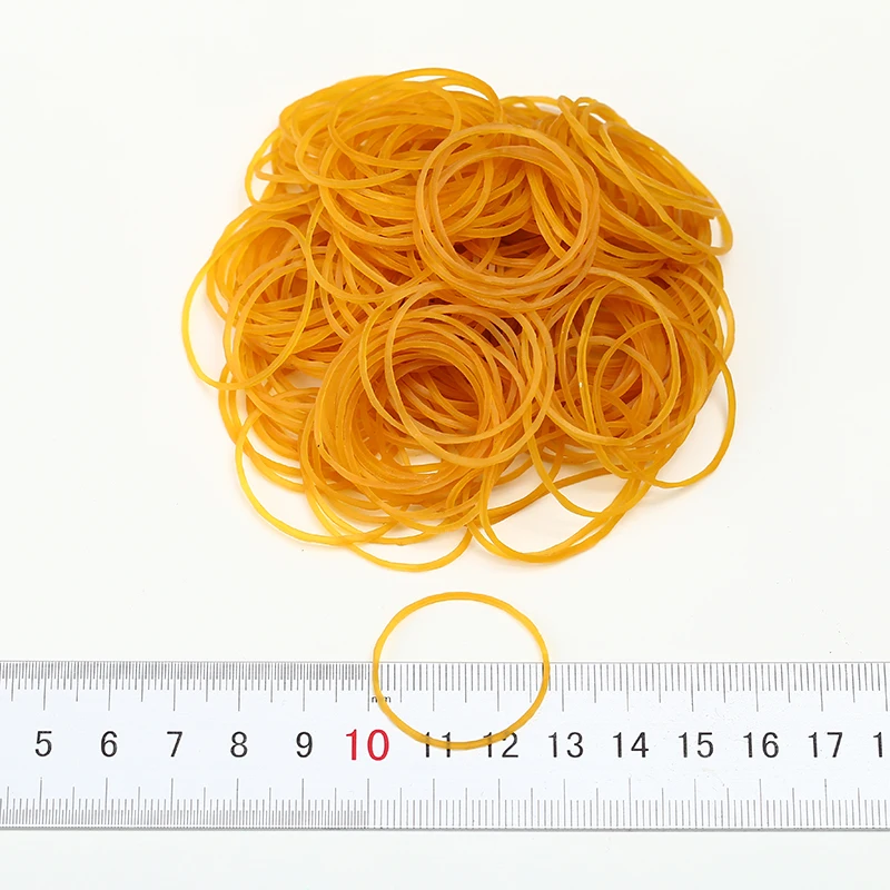 Anti-aging Transparent Solid Color Rubber Band Manufacturer Natural Rubber Bands for Tying money