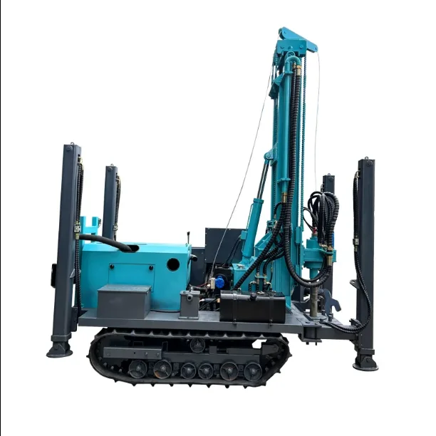 Hydraulic crawler drilling rig pneumatic down-the-hole drilling rig water well drilling rig