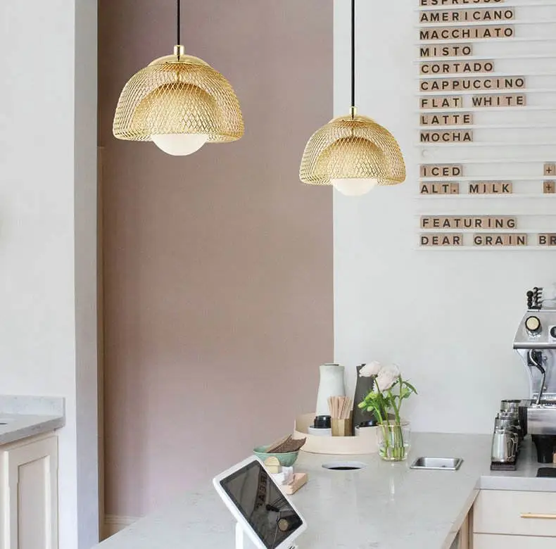 Brand New Modern Simple Design Iron Mesh Chandelier With Low Price