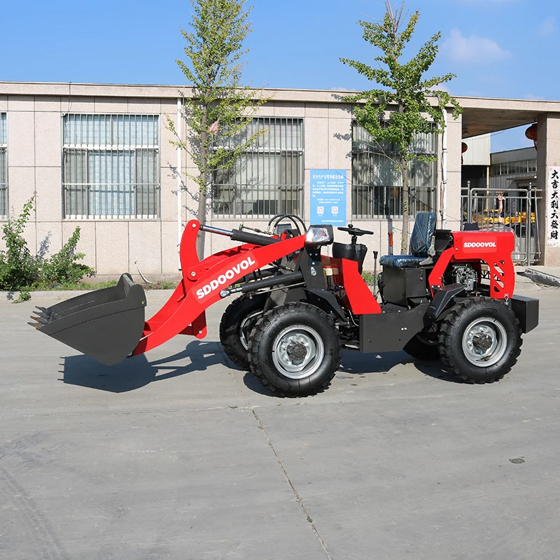 Diesel engine small wheel loader backhoe excavator electric mini front end loader shovel Skid Steer