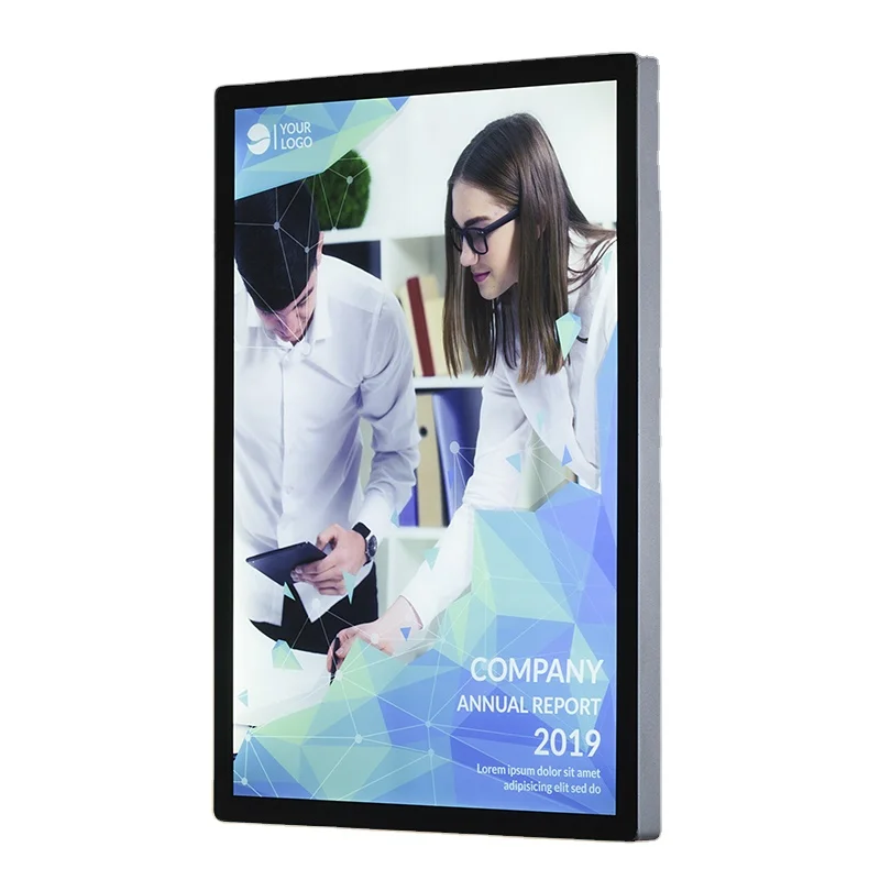 Double side display box with Android led open closed sign outdoor light box