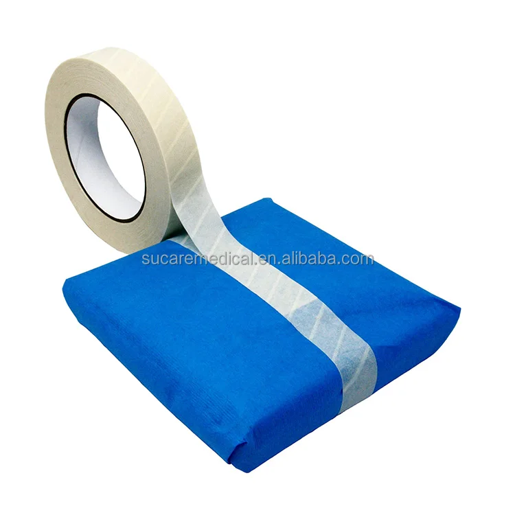 Мониторинг паровой стерилизации стоматологический Автоклавный индикатор рулон ленты 19 мм x 50 м