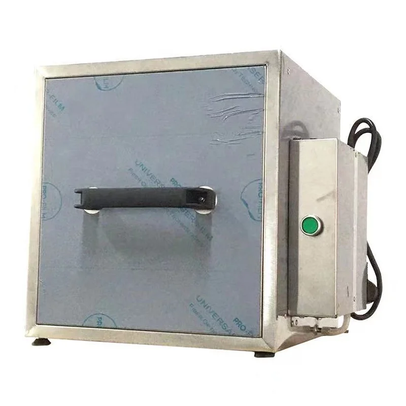 Stainless Steel Small Steam Tabletop Shrink Cans Sleeve Semi Automatic Square Round Flat Bottle Labeling Machine