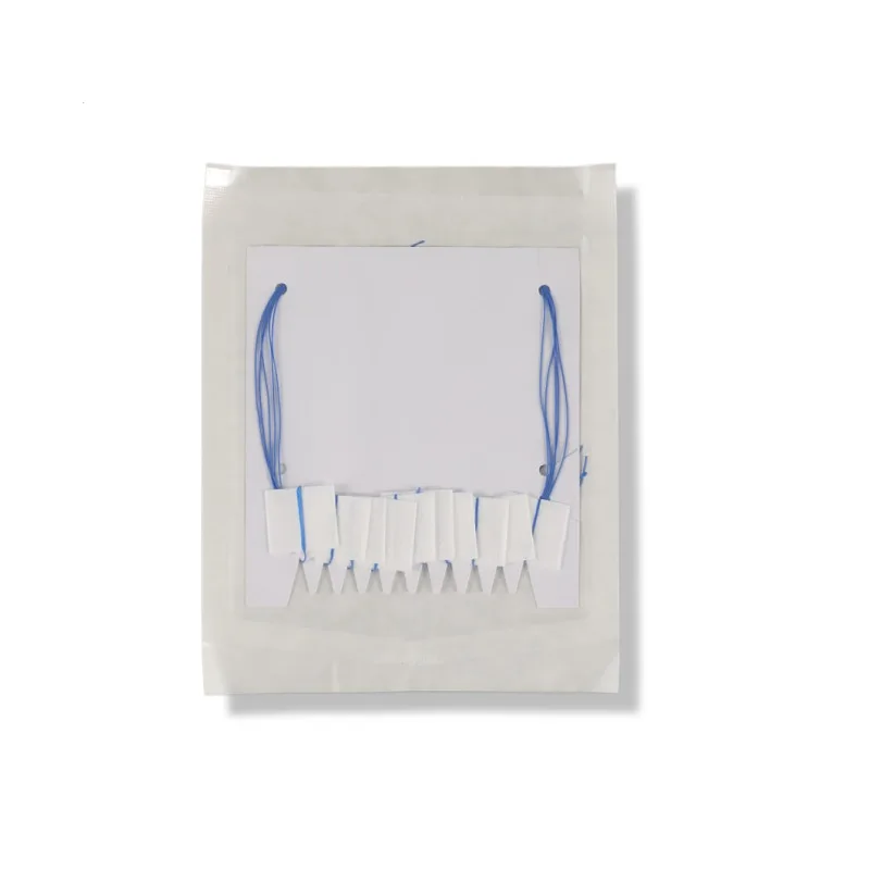 brain patties brain stripes X-ray Detectable yarn lap sponge absorbent surgical patties