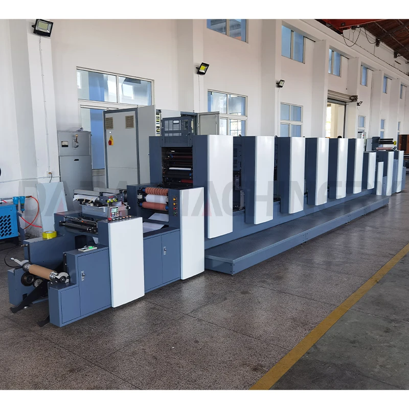 DABA digital coffee Tea Fan Paper Cup Offset Printing and Die Cutting Machine