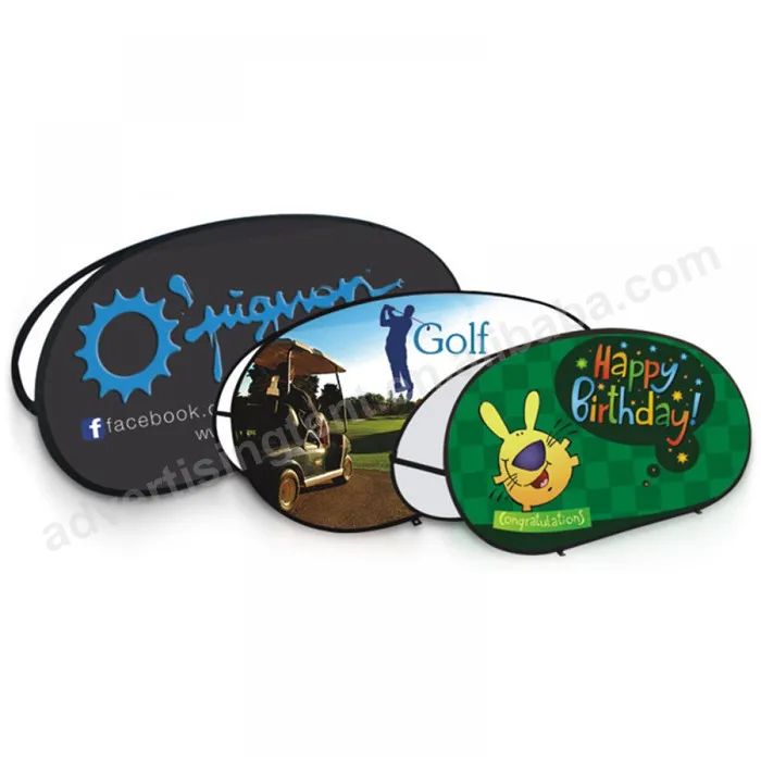 custom exhibition outdoor folding trade show advertising promotional portable oval horizontal stand a frame pop up out banner