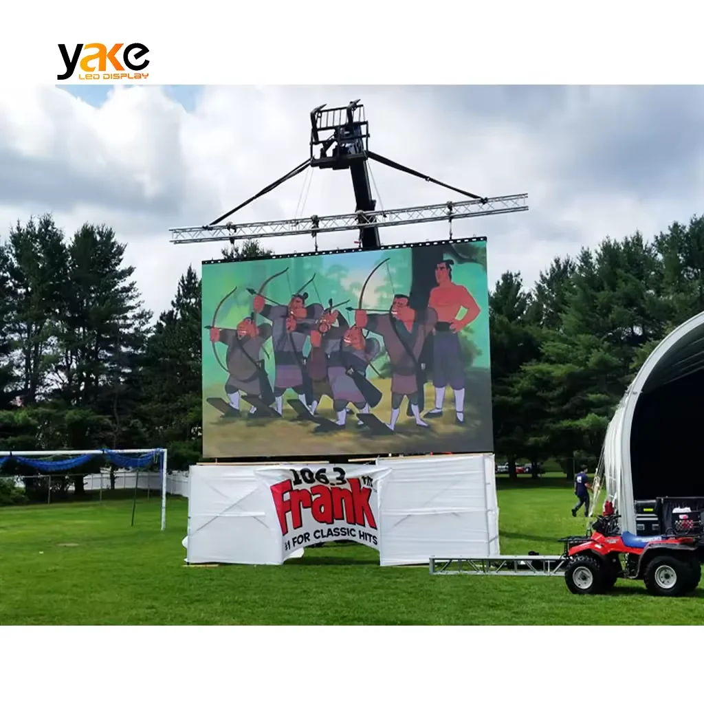 P3.91 Outdoor Advertising Led Screen For Shopping Ledwall Mall Electronic Video Wall Panel For Stage & Concert Display Usage
