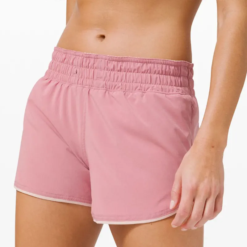 2020 New Pink Leisure Spandex Woman Training Jogger Workout Shorts with Pockets