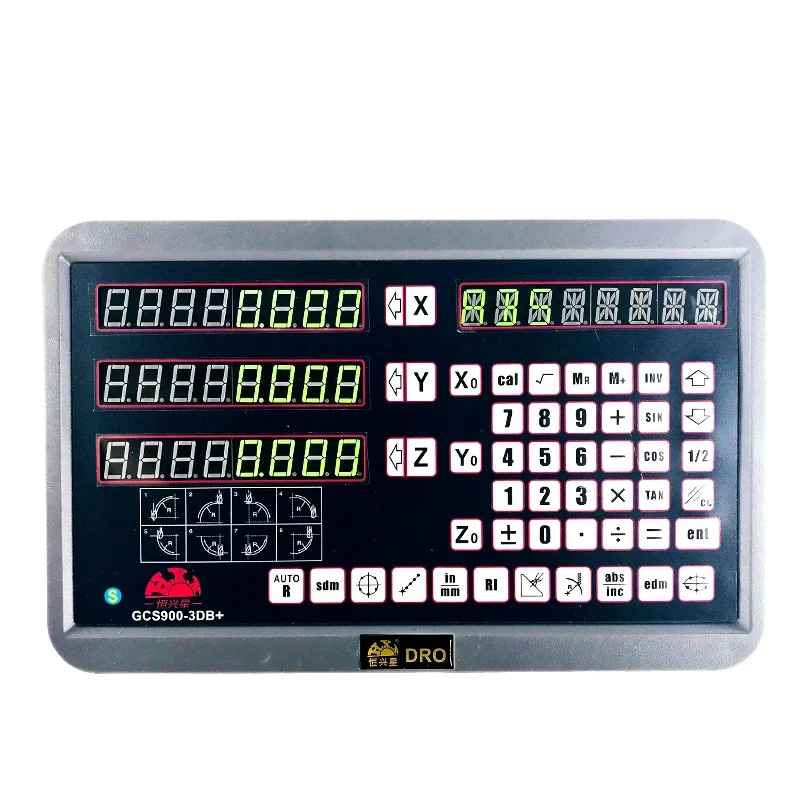 Gcs900-3db + стойкий Цвет грязно-350*650*1000 мм балансовый масштаб и 3 оси цифровой индикации приспособиться к расточный токарный станок фрезерный станок с ЧПУ