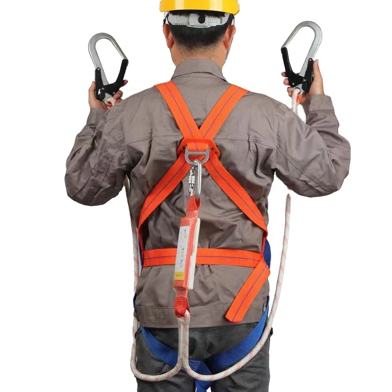 fall protection with lanyard dloop cintura arrampicata safety rope stunt flying harness ace positioning rope