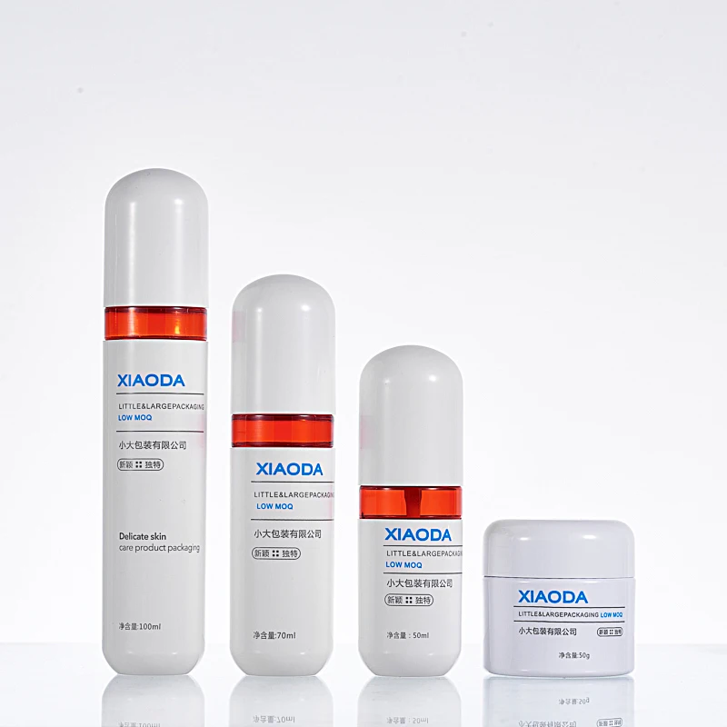 
Stock! 50ml round white plastic PET jars with lid for cosmetic, jars plastic 