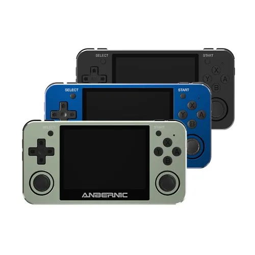 ANBERNIC RG351MP RETRO HANDHELD GAME CONSOLE RK3326 1.5GHZ LINUX SYSTEM FOR PSP NDS PS1 N64 MD OPENBOR GAME PLAY