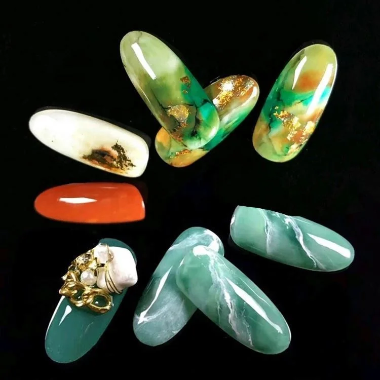 blooming water Effect Hot Sell Marble Gel Polish Water Ink Pigment Color Nails