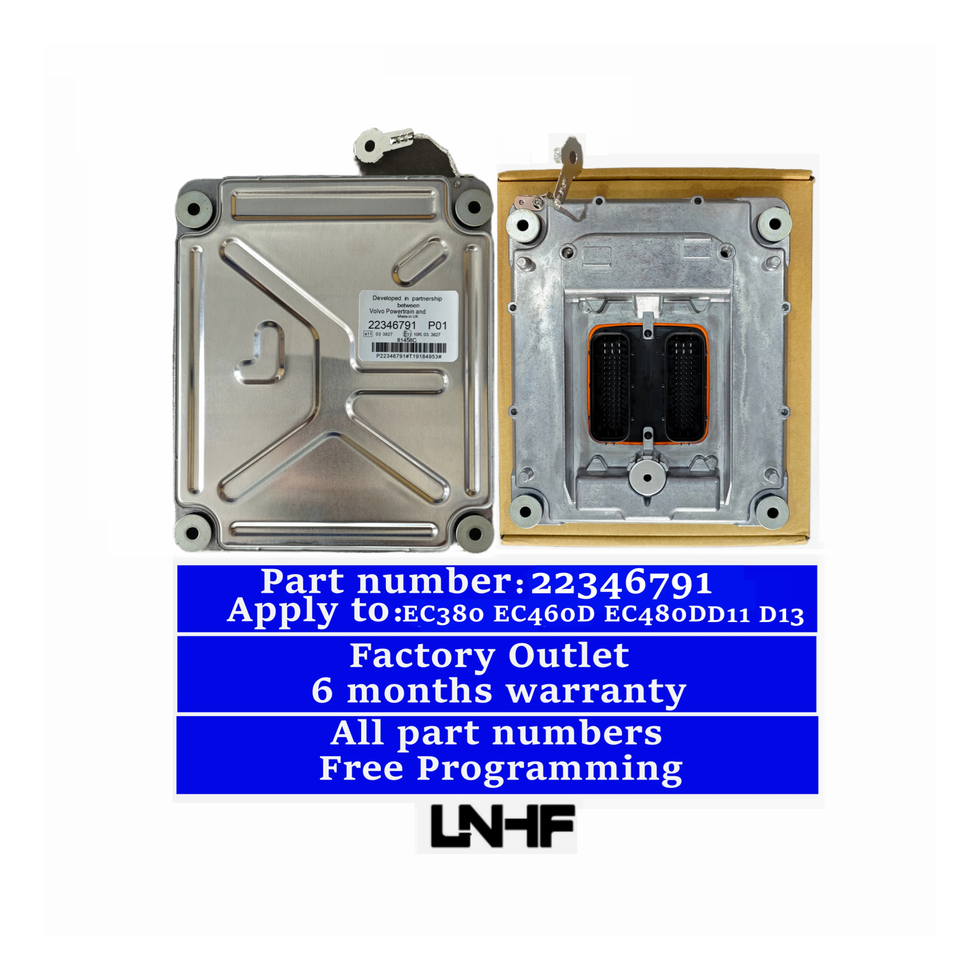 LNHF 22346791 D11 D13 FH FH4 FM FM4 EC380 EC460D EC480D excavator engine control controller ECU ECM 22346791 for volvo