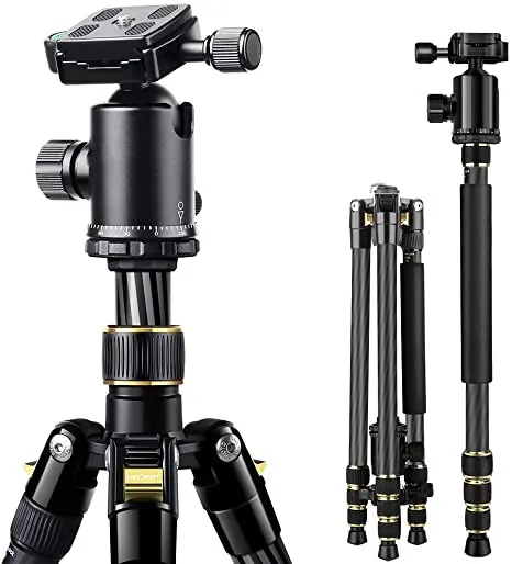 Flexible Carbon Fiber Theodolite Stand Tripod Camera Tripod For Dslr Video Photographic Equipment