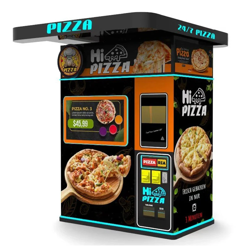 Commercial Hot Dog Vending Machine Manufacturer Service Equipment Customized Dimension Pizza Automatic machine