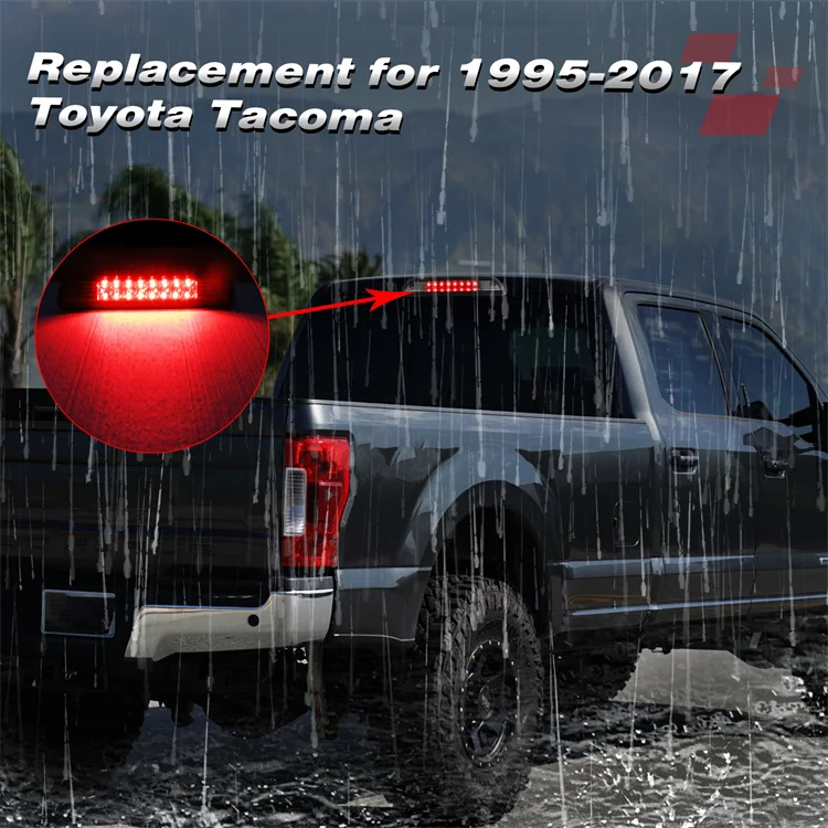 Red Color High Mounted Stop Lamp Rear Tail Light For 1995-2017 Toyota Tacoma