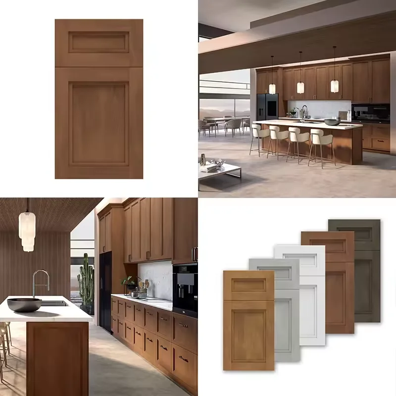 Wholesale Price Cabinet High Quality MDF Solid Wood Modern Design Base Wall Kitchen Cabinets