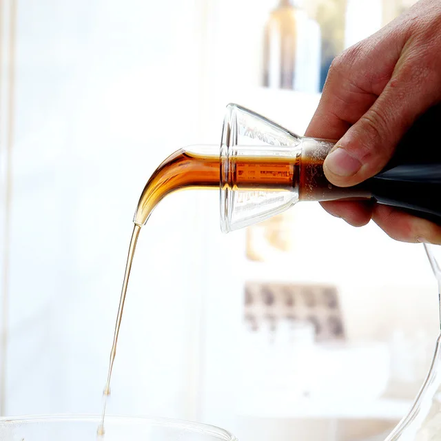 
Glass oil pot Storage bottles for cooking oil and vinegar glass dispensers for kitchen oil POTS 