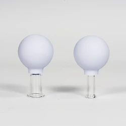 New Arrival!!  Set of 2 anti cellulite cup vacuum cupping massage facial suction cups therapy set