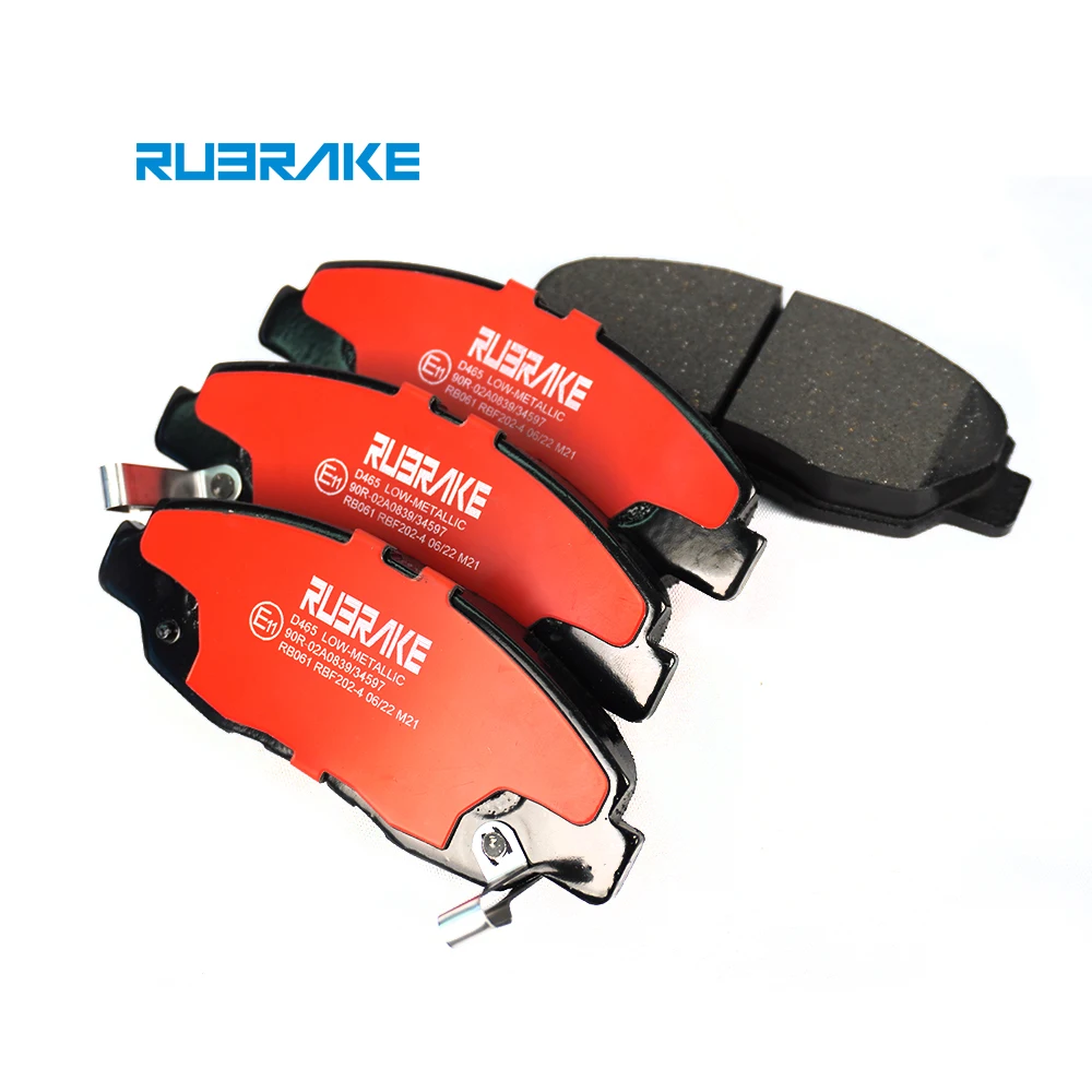 RUBRAKE Custom wholesale OEM D465 brake pad car auto spare parts for toyota wish