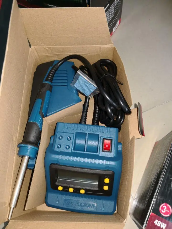 AC Electric Soldering Irons Set Temperature Adjustable AC Charger Color Box Pencil Grip 2 Years 81A2302 OEM,ODM Welding CN;JIA