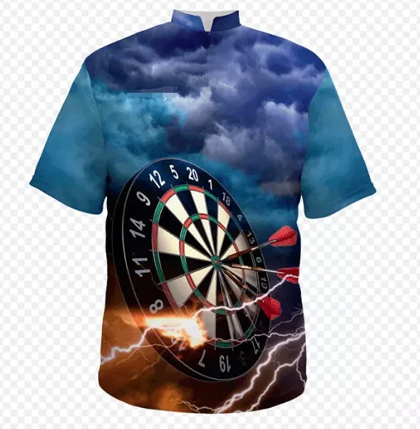 Custom Logo Man Sublimation Dart Shirts