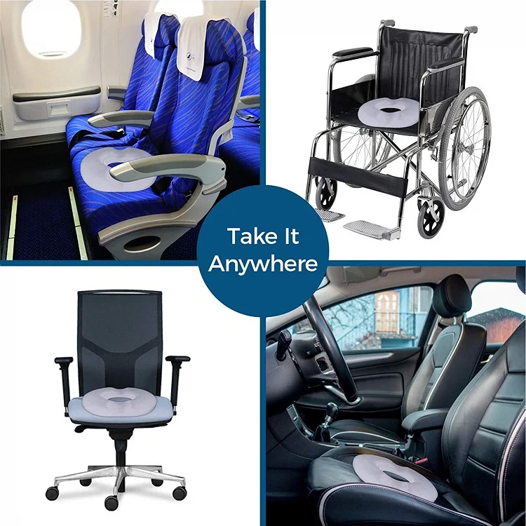 The Best Memory Foam Seat Cushion Anti Hemorrhoids Anti-Decubitus Office Car Medical Nursing Pain Relieve Seat Cushion