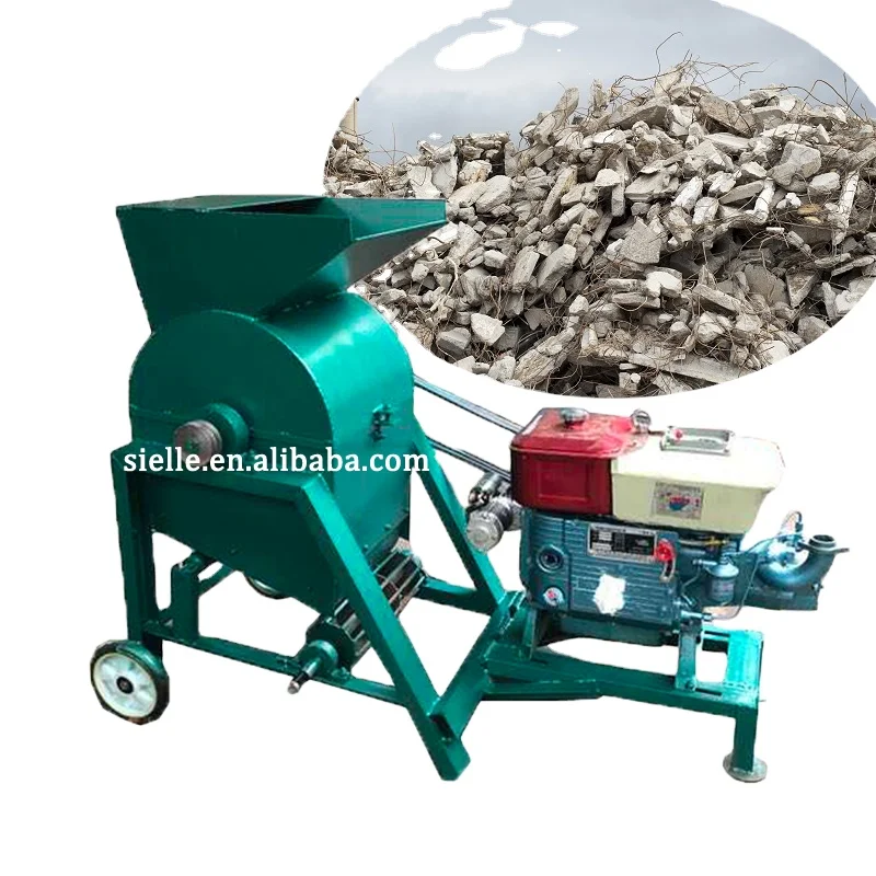 Organic Fertilizer Pellet Mill Soil Grinder Small Stone Crusher For Sale
