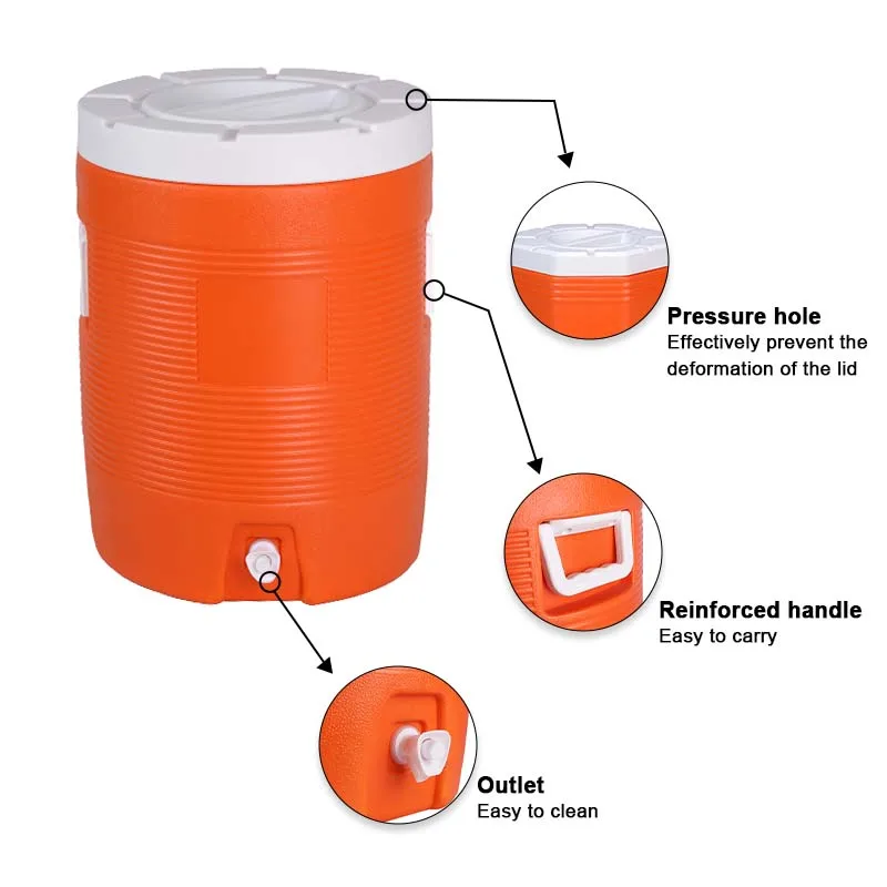 Factory Manufacture PU insulated 10 Gallon wine use water cooler jug