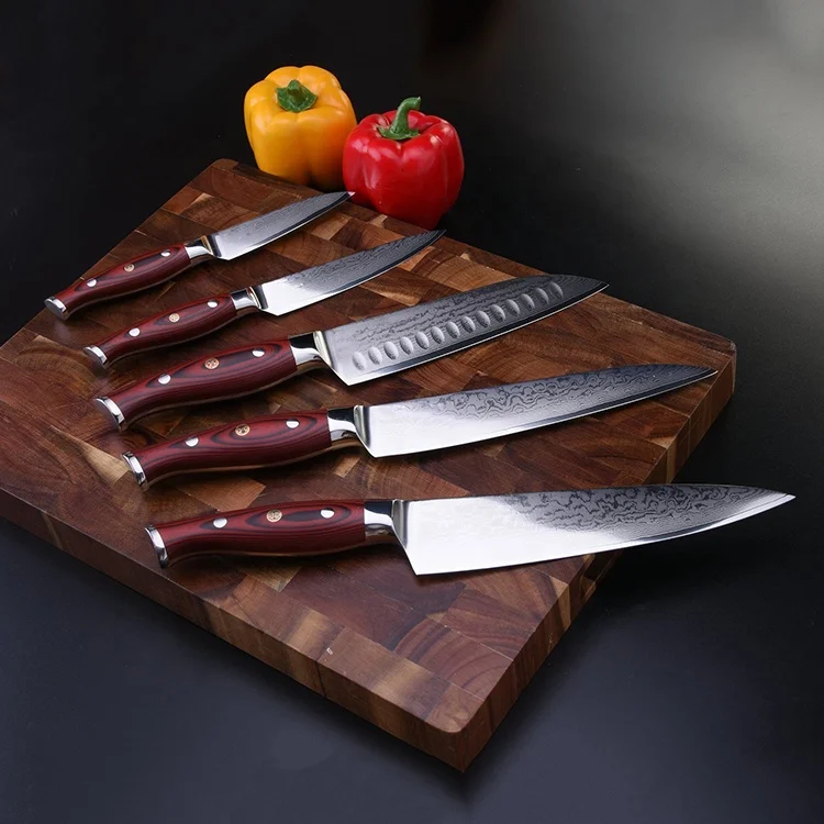High Quality Germany 67 Layers VG10 Stainless Steel Damascus Chef Knife