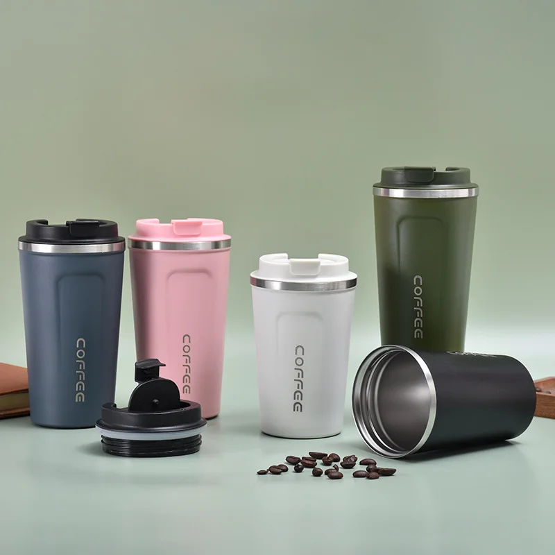 17Oz Stainless Steel Vacuum Insulated Tumbler 380ml Double Wall Coffee Cup Tumbler With Screw Lid For Water Iced Tea Or Coffee