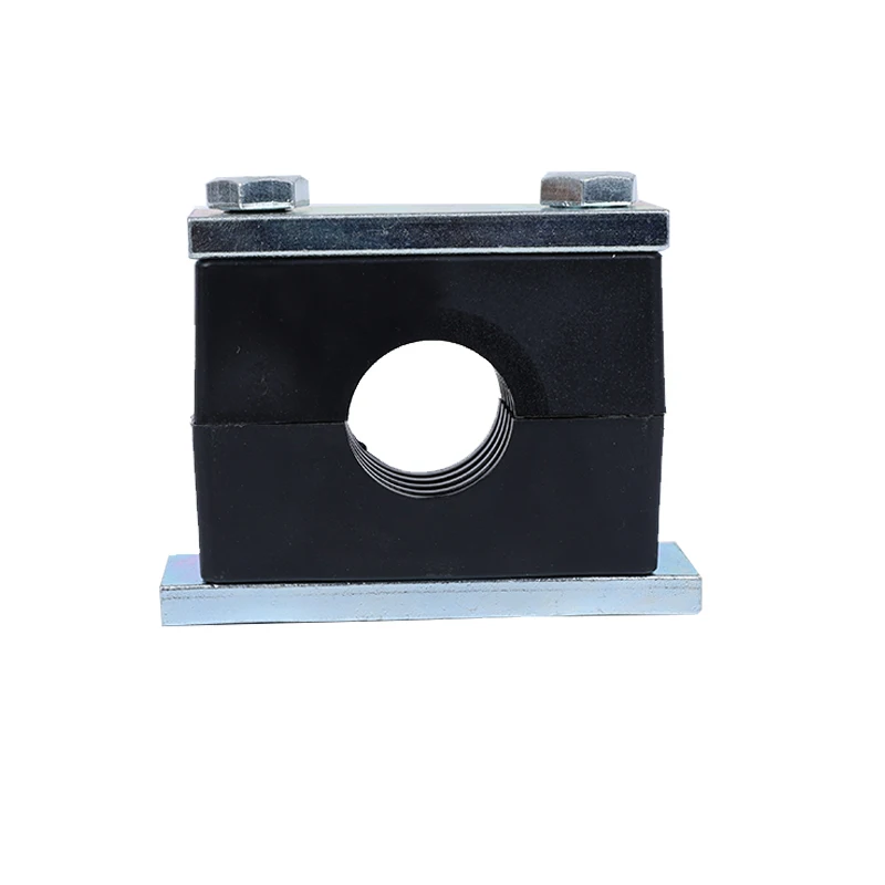 Custom Machined Nylon Two Ears Hose Clip Telescopic Tube Plastic Pipe Clamps for Large Bore