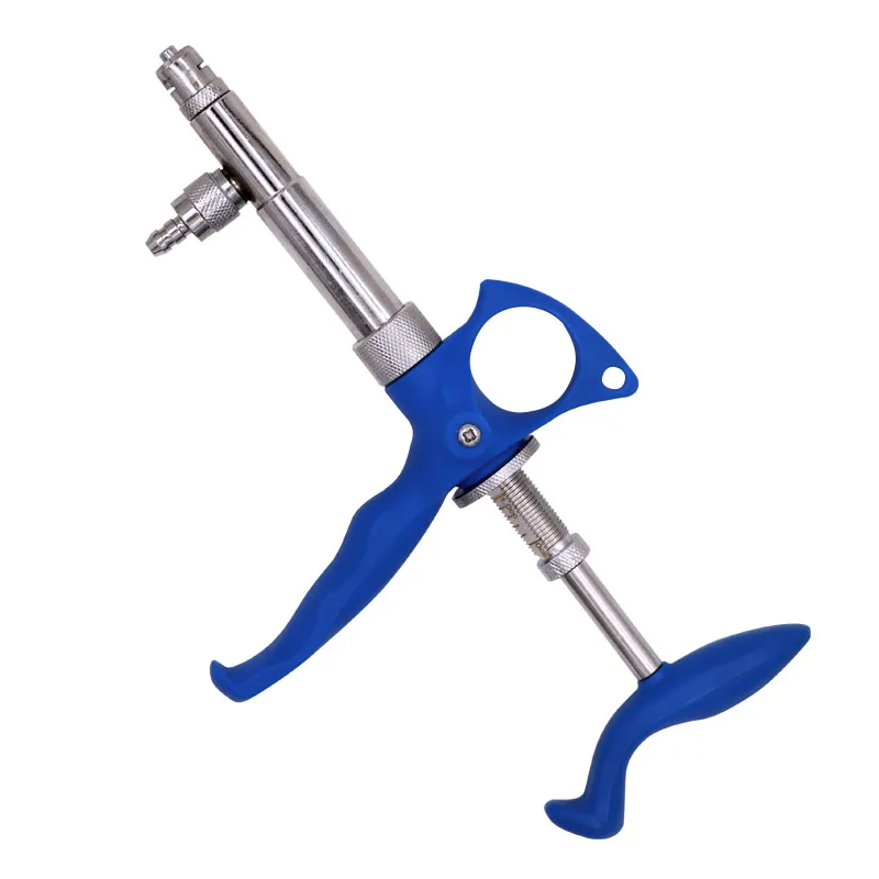 Reusable Use Veterinary Injector Syringe Continuous Adjustable Poultry Chicken 2 cc Syringe Automatic Pig Cattle Vaccine Syringe